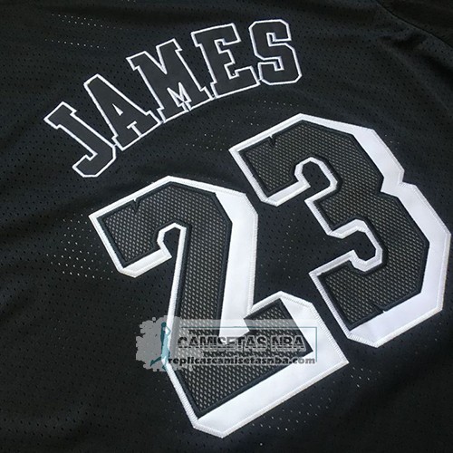 Camiseta Manga Corta Los Angeles Lakers Lebron James Negro